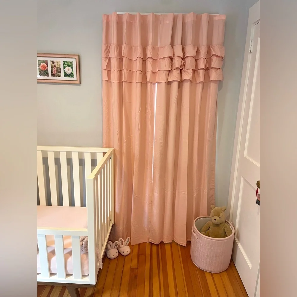 Pillowfort Blackout Curtain 42" x
84" just peachy one panel - Picture 7 of 10